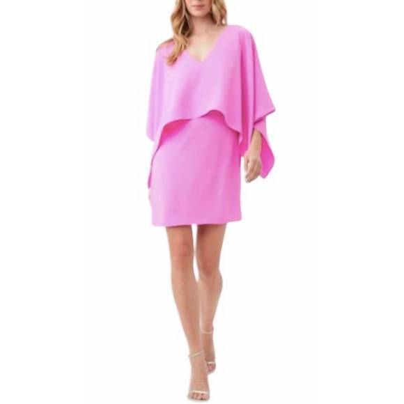 NEW TRINA TURK azzurra dress in piazza pink - Picture 1 of 3